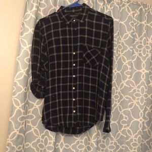 Navy blue button up